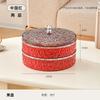 Multi layer Transparent Snacks Box Dust-proof Acrylic Dry Fruit Tray Candy Nut Storage Box Modern Living Room Sundries Container