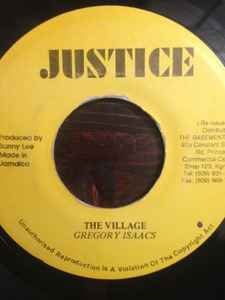

7inch Record GREGORY ISAACS - The Village none Justice Jamaica Reggae, Ska & Dub Used