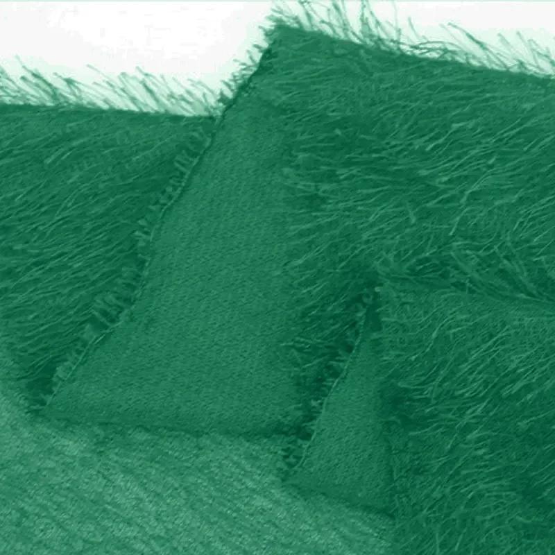 1 Yard Velvet Tassel Feather Mesh Fabric for Diy Sewing, Party Stage Performance, Background Fabric, and Display Tablecloth