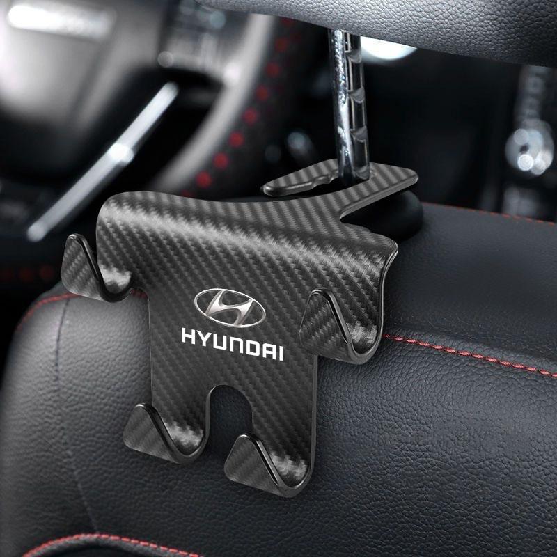 Car Seat Headrest Hook Universal Phone Holder Backseat Organizer For Hyundai I30 Accent Creta Kona IX35 I40 Getz Sonata Elantra Veloster