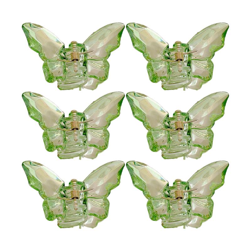 Jelly Colour Butterfly Hair Clip Women Korean Girl Group Fashion Shark Clip Hair Accessories
