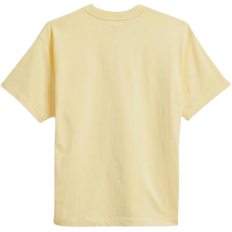 adidas Originals T Shirts Unisex Yellow Crew Neck Moderate Straight Fit H47003