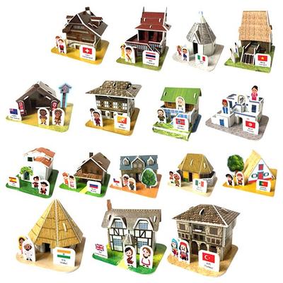 Traditional Houses and Traditional Costumes In the World of the World That Are Torn Off 2 16 Kinds of Three Dimensional Puzzles In Korea