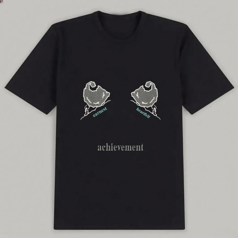 New Street Style Trend Printing Emerging Art Daily Style Cotton Short-sleeved T-shirt Women's Couple Tide Brand Breathable Tops