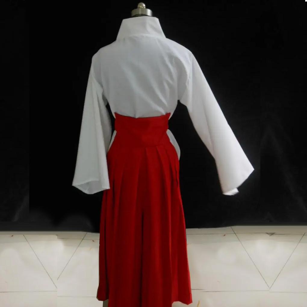 Anime Jujutsu Kaisen Iori Utahime Cosplay Costume Adult Women Outfits White Kimono Batwing Coat Top Red Skirt Bow Halloween Set