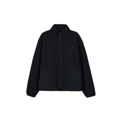 Futura Embroidered Fleece Full-Zip Jacket Men Outerwear Black FB8387-010