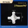 Three-Dimensional Plastic Right Angle Joint Connector for Tent and Studio Accessories
