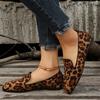 Women's Plus Size Leopard Print Slip-On Casual Flats Lightweight Comfortable Spring Summer New Wholesale