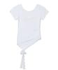 YOUHEE Youhee Lace Unbalance T-Shirts_White