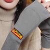 New Style Double-Pocket German Velvet Half-Finger Gloves for Hand Warmers - Prevents Frostbite.