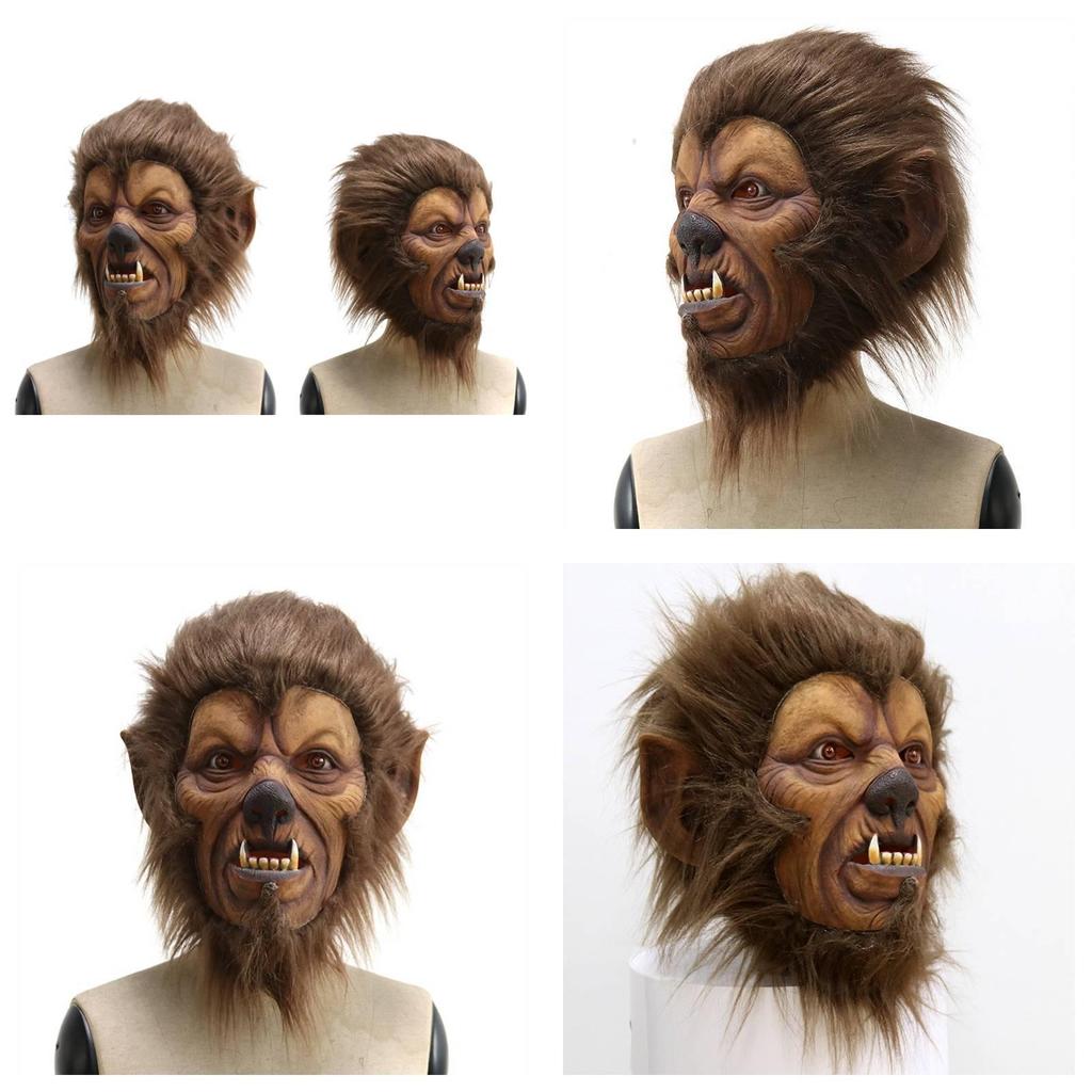 Adorable Lion King Mask Latex Animal Costume Accessories
