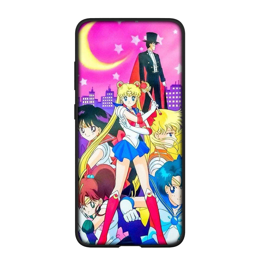 Phone Case for iPhone 17 16 15 Xiaomi Poco F8 F7 X7 X6 M8 C85 C75 C71 Redmi Note 14 13 12 11 Pro Max A3 A4 14C 13C 12C 15C Cute Sailor Moon Girl Cover