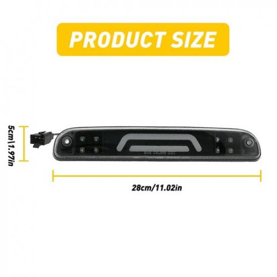 LED Third 3Rd Brake Light Black For 99-16 Ford F250 F350 Super Duty Cargo USEOA