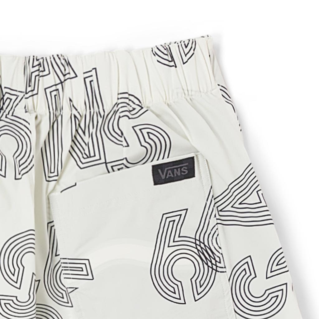 Vans Alphabet Striped Jacquard Woven Straight Casual Shorts Women Shorts Beige VN000F28YL0