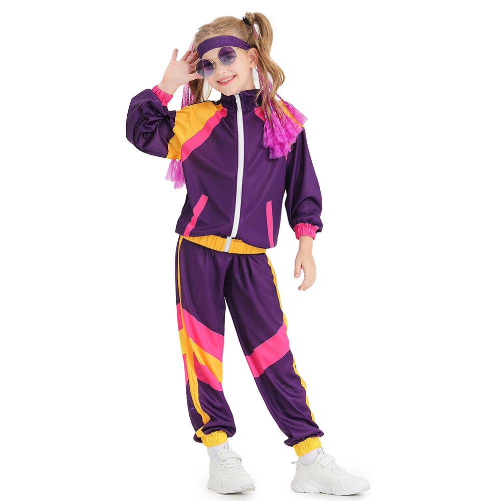 Disco Performance Costumes for Boys and Girls - Dance and Hip-Hop Apparel in Three Colors