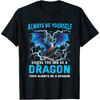 ECTOUMOL Dragon Tshirt Chinese Mythical Creature Japanese T-Shirt