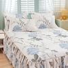 150/180/200cm Bed Skirts Princess Style Bedspread Cover featuring Skirt US Euro Bed Linen Smooth Twin Full Queen King Size Bed Sheet