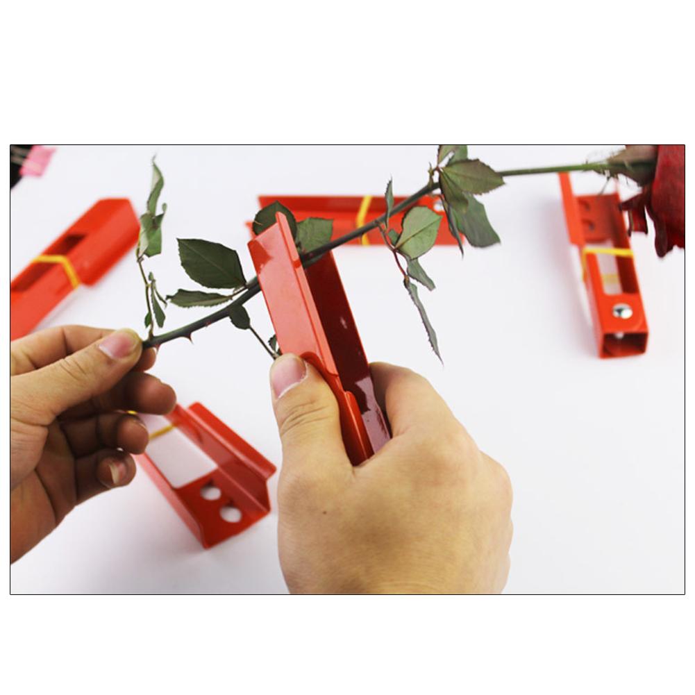 1Pc DIY Cut Tool Florist Metal Gardon Flower Rose Thorn Stem Leaf Stripper Rose Plier Removing