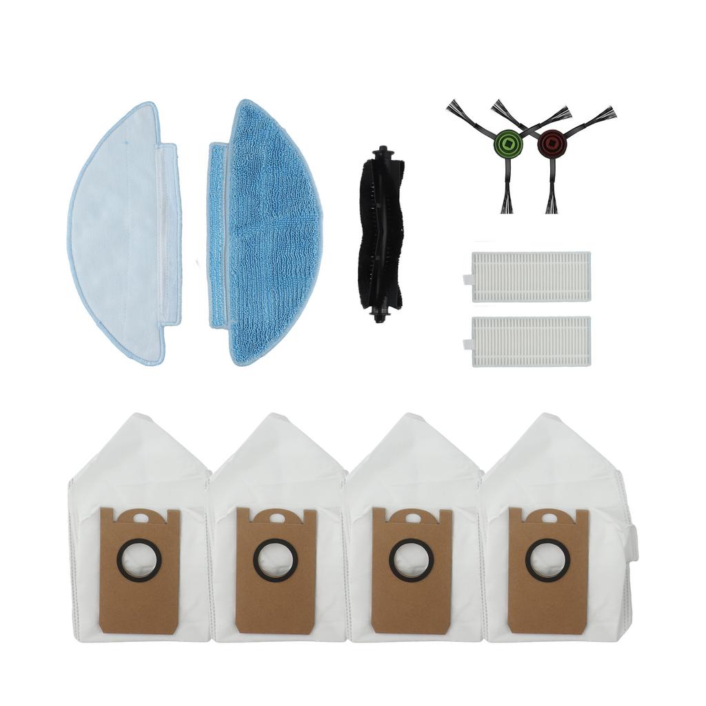 1 Set For Laresar For L6 Nex Roller Brush Bags Washable Mop Cloth Side Brushes Kit Vacuum Cleaner Spare To Replace Parts