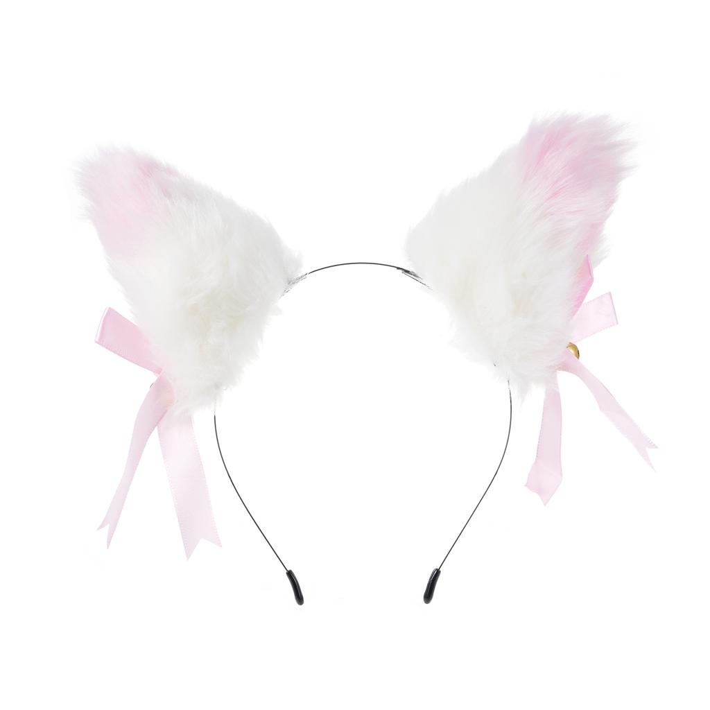 Plush Fox Ear Hair Clip Headband Hair Accessory Cute Furry Fox Ear Hairpin Soft Fox Ear Hairband