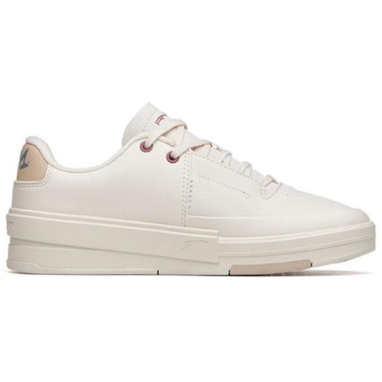 Anta Classic Series Non-Slip Wear-Resistant Low-Top Skate Shoes Women Sneakers Gray 922218002-1