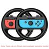 For Switch Oled Steering Wheel Grip Joy-con Joystick Handle Racing Game Controls Peripheral Accessories