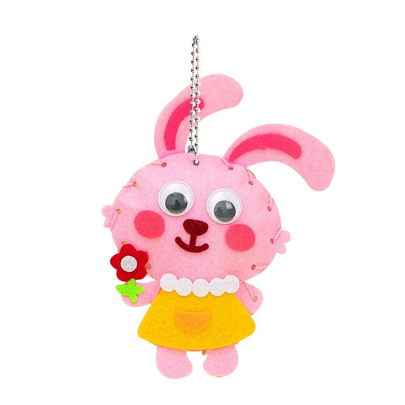 Cartoon Animal Diy Sewing Craft Kit Toy Animal Non-Woven Doll Non-Woven Handmade Set Gift