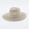 Spring Summer Fashion Striped Fedora for Women, Elegant Foldable Straw Sun Hat, Beach Vacation Accessory