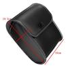 Waterproof Universal Motorcycle Faux Leather Luggage Storage Side Saddle Bag