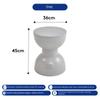 NEW Creative Plastic Small Stool Thickened Household Cream Dining Stool Small Household Stool Scandinavian Shoe-changing