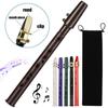 8-Hole Mini Pocket Saxophone with Accessories Portable Saxophone Instrument for Daily Practice Stage Performance