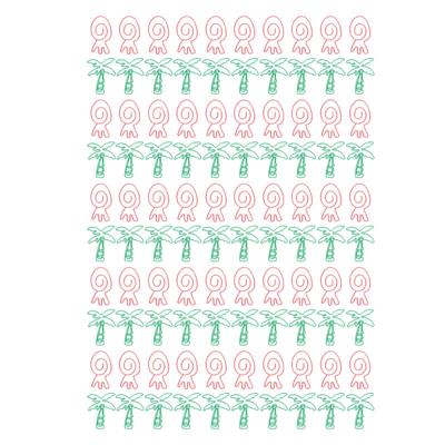 100 шт. Канцелярські скріпки Портативні Міні Гальванічне покриття Зелене Дерево Рожева Полуниця Форма Металеві Скріпки для Офісу