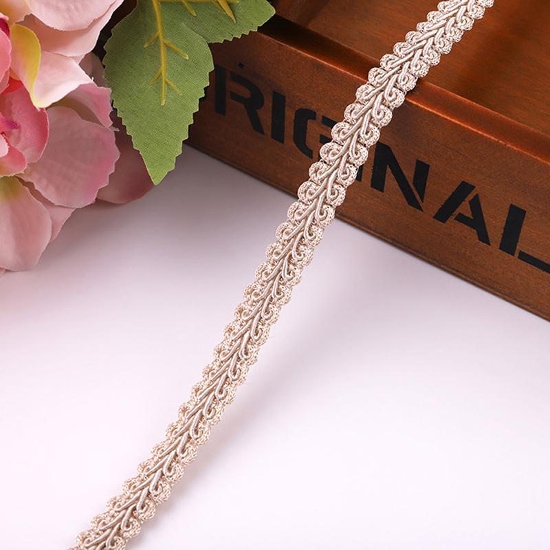 40 Yards Braided Lace Wedding Decoration Fabric Curve Lace Trim Ribbon DIY Craft Sewing Accessories Centipede Lace Wholesale