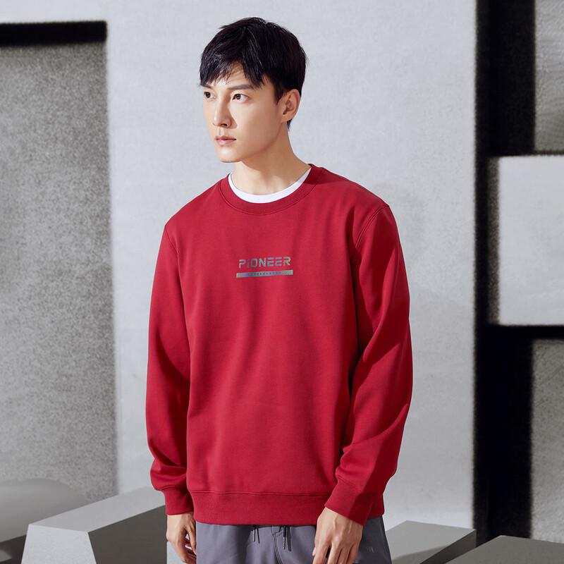 Tuoluzhe Men's Round Neck Pullover Sweatshirt