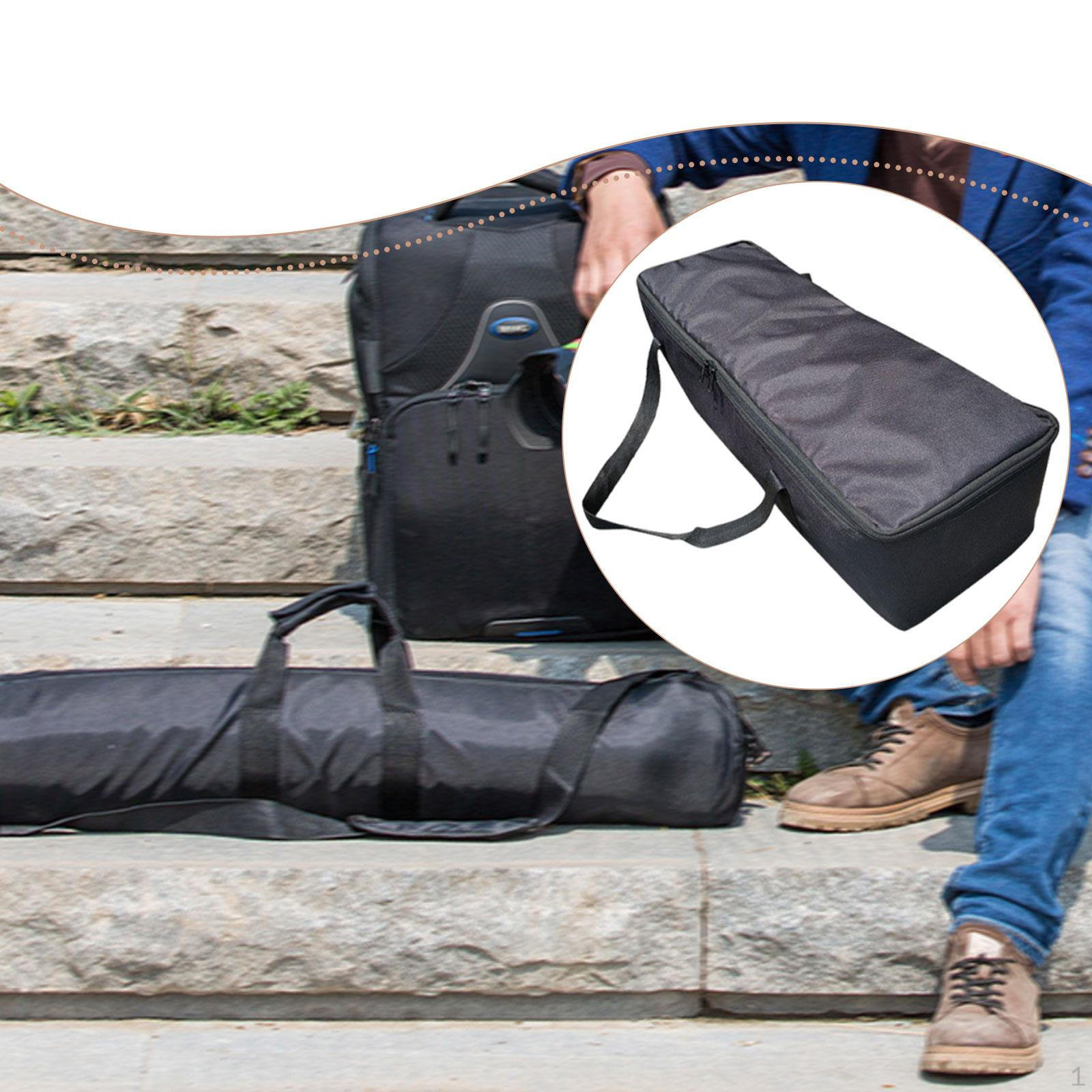

Tripod Carrying Case Black Compact Multi Function Sturdy Oxford Cloth Heavy Duty for Monopods