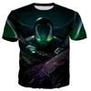 T-shirt Stampata 3D Spawn Uomo Donna Moda Estiva Casual T-shirt Anime Stile Harajuku T Shirt