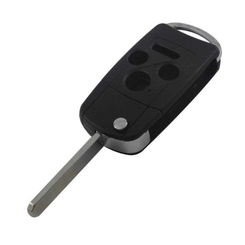 ABS Metal Flip Key Cover Car Key Shell Offering Easy Installation Enhances Grip & Strong Protection for Automotive