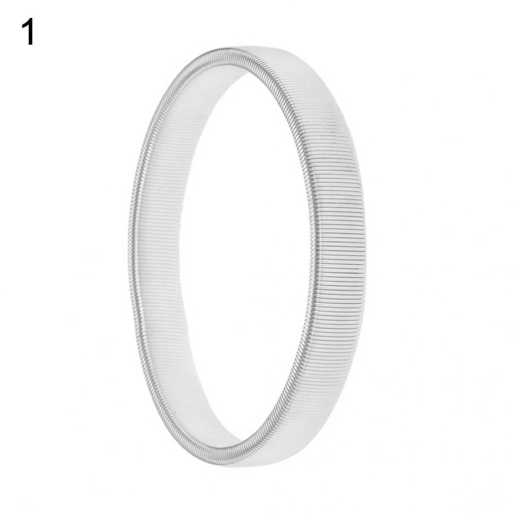 

Эластичный браслет для мужчин серебряный