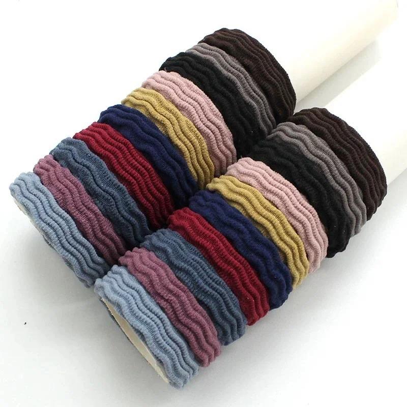 98 Pcs Black Elastics Small Hair Ties Elastics Small Hair Rubber Bands Accessories Ponytail Holders for Women Girls Baby Toddle