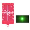 Vertical/Horizontal Laser Level Target Card Red/Green Line Beam Distance Plate Magnetic Inch/Cm Leveling Board Tool Accessories