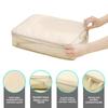 4Pcs/Set Travel Compression Packing Cubes Bag Portable Suitcase Clothes Organizers Waterproof Luggage Storage Cases Drawer Bags