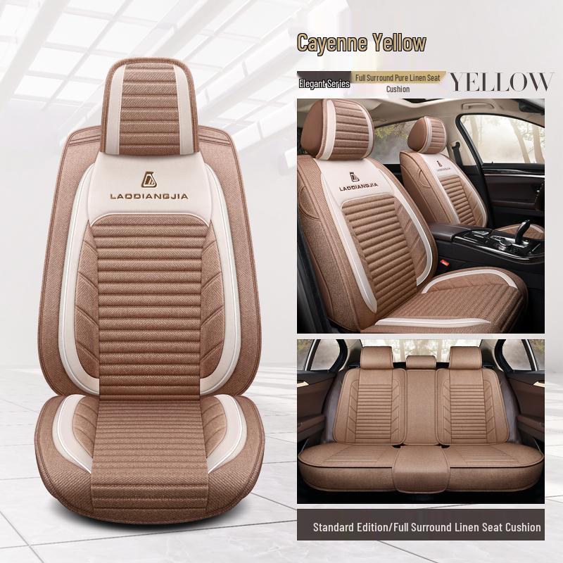 Southeast DX5 Luxury Universal Car Seat Cover - Full Surround, Four Seasons Linen Cushion (2021)