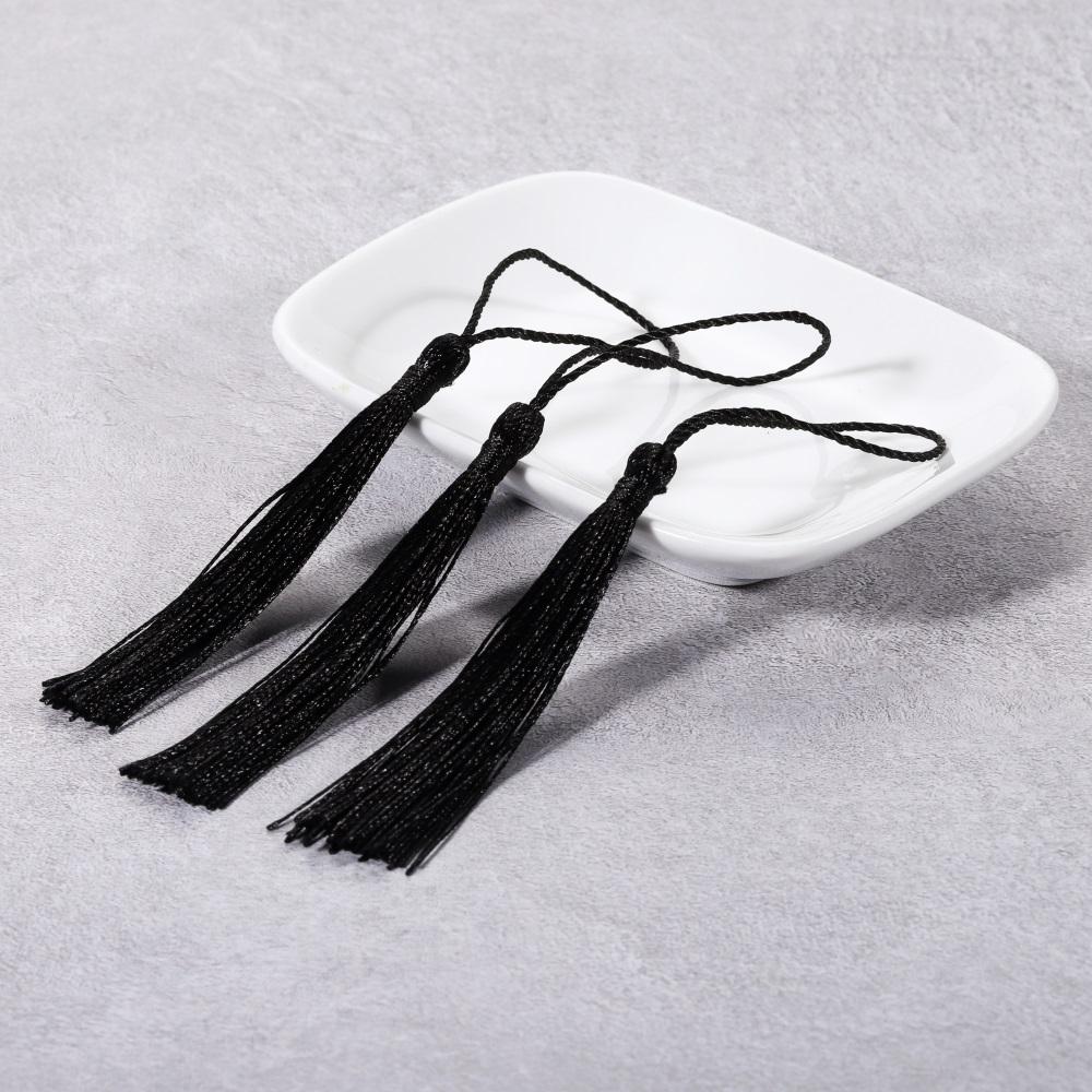 10Pcs/Pack Fringe Trim Sewing Curtains Hanging Rope Silk Tassels Jewelry Accessories DIY Wedding Decor Supplies Wholesale