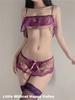 Sensual Fetish Bowknot Lingerie Open Bra Lace Up Sexy Underwear Lace Erotic Outfit Young Girls Erotic Lingerie Set Of Sex Panty