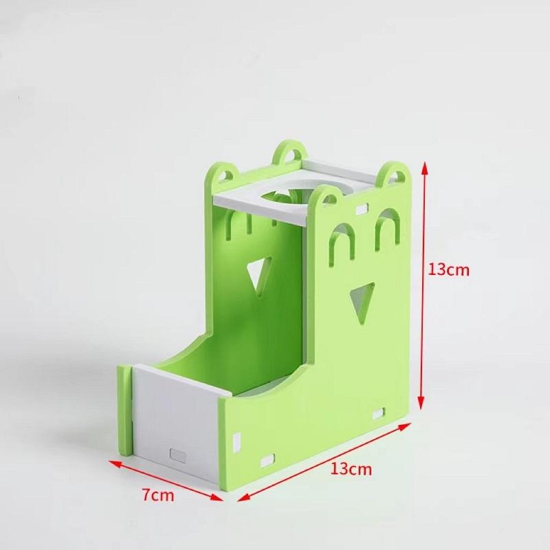 Hamster Automatischer Tränke 2 in 1 Futterspender Hamster Niedlicher Mini Futterspender Hängender Futternapf Futterspender Meerschweinchen Eichhörnchen Zubehör