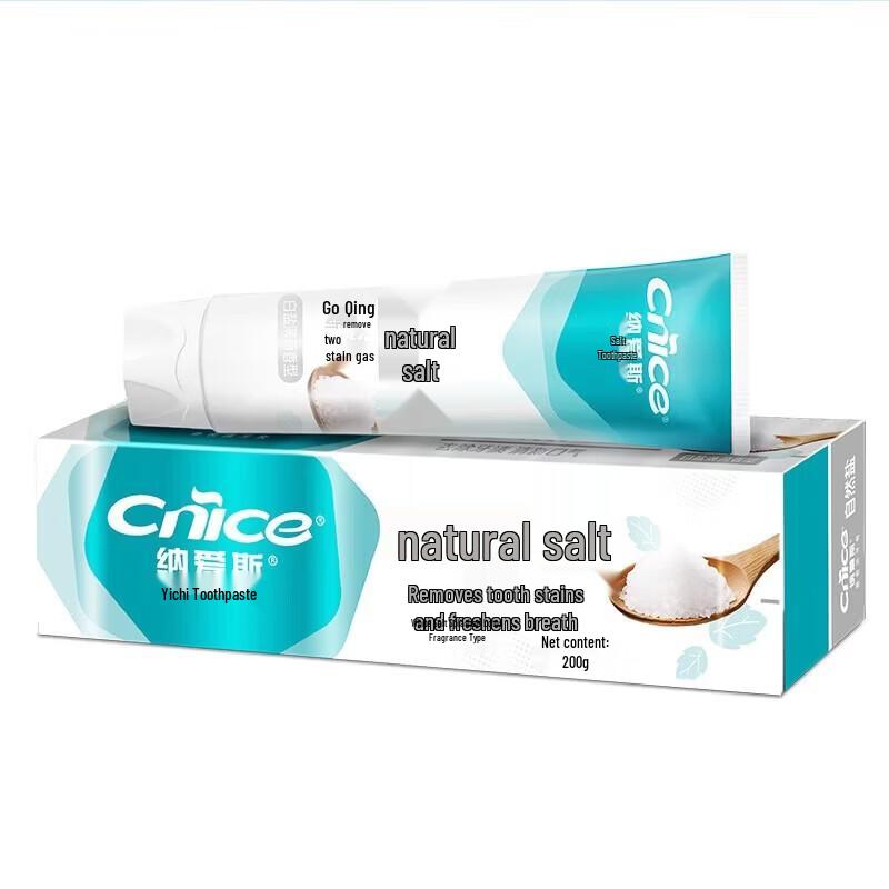 Nice White Salt Mint Fluoride-Free Toothpaste