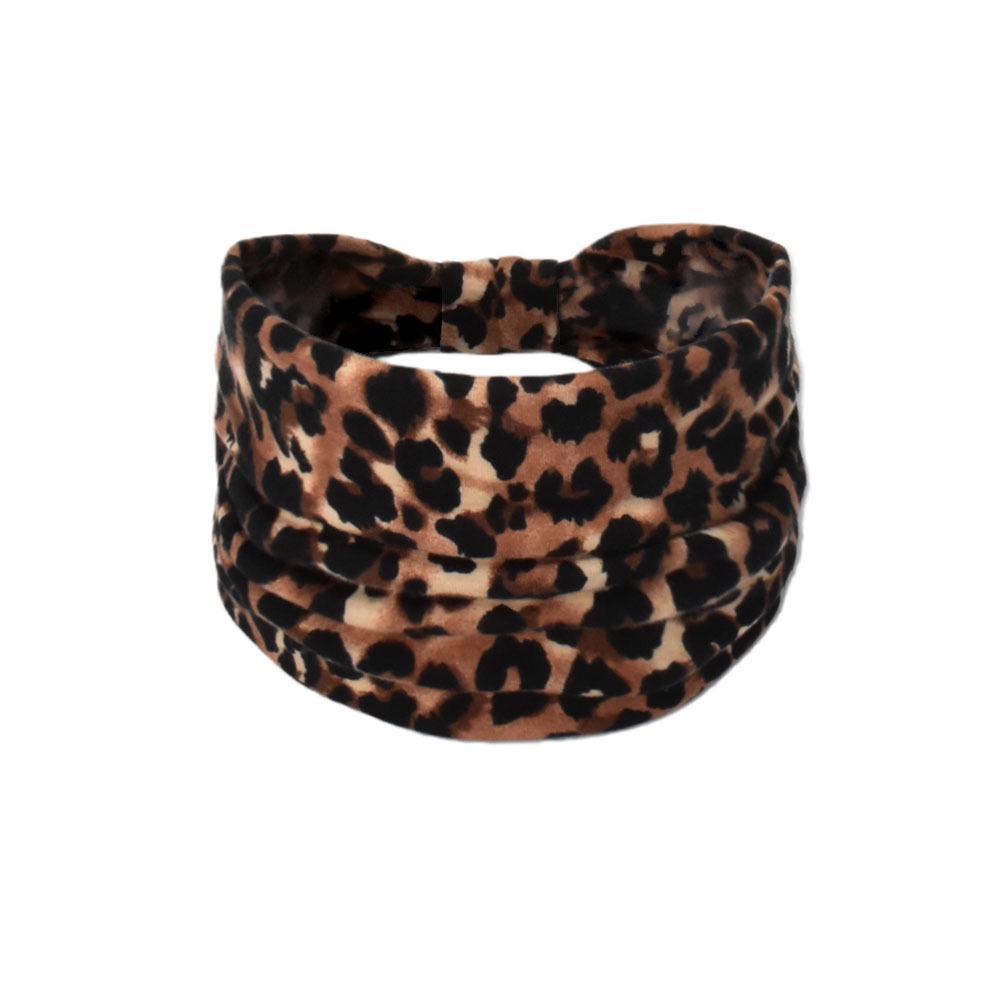 Women's Paisley Sport Yoga Headband - Sweat-Absorbing, Elastic Cotton, Bohemian Style
