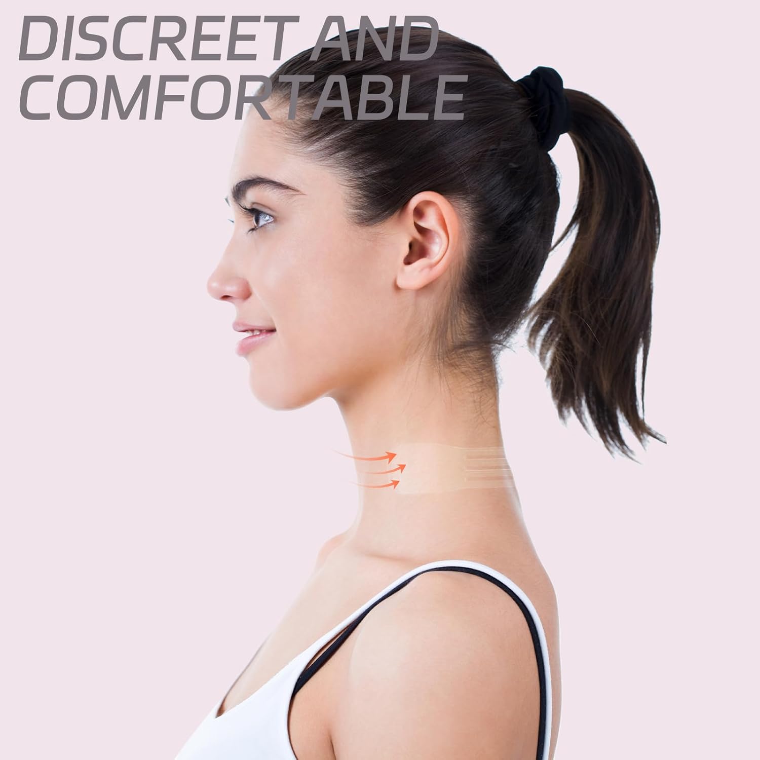 Invisible Neck Tape Lifting Bands - Neck Tightening Strips Instant Face Jawline Lift for Saggy Skin and Wrinkles, Suitable for Men and Women