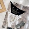 Vrouwen sexy kanten bloemen borduurwerk slipje lage taille mesh verleiding Breifs Franse luxe ondergoed plus size ademende panty
