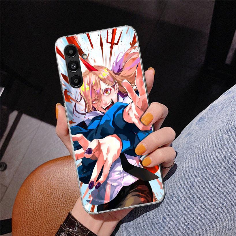 C-Chainsaw Man Power Telefoonhoesje Voor Samsung Galaxy A17 A16 A15 A14 A13 A57 A56 A55 A54 A53 A37 A36 A35 A34 A33 A26 A25 A24 A23